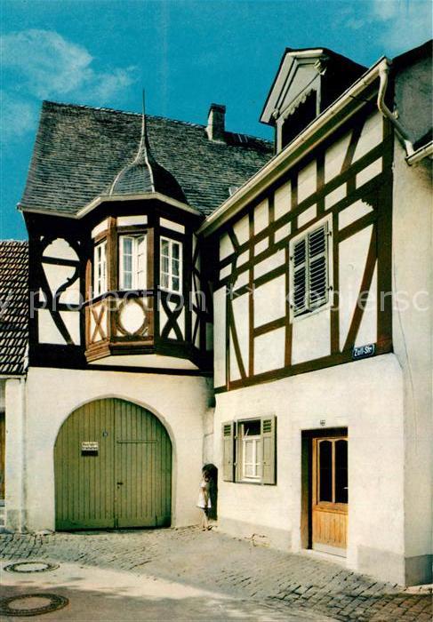 Geisenheim Pfefferzollhaus Historisches Gebaeude Fachwerk