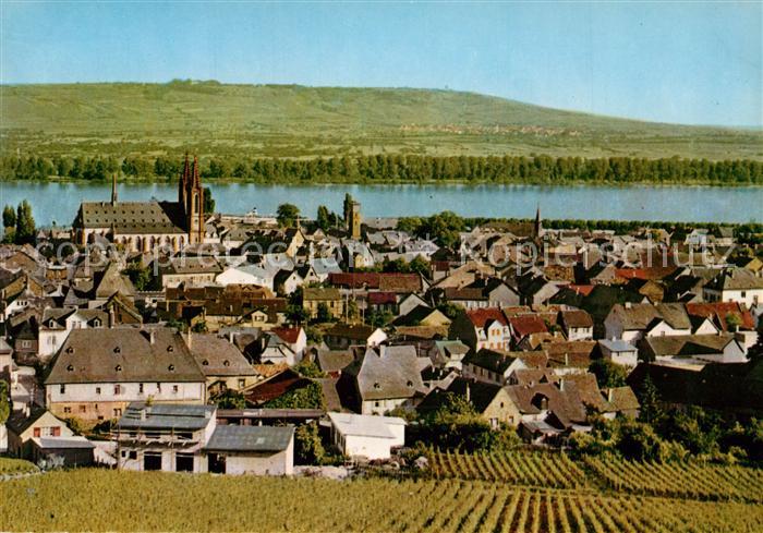 Geisenheim Stadtpanorama mit Kirche