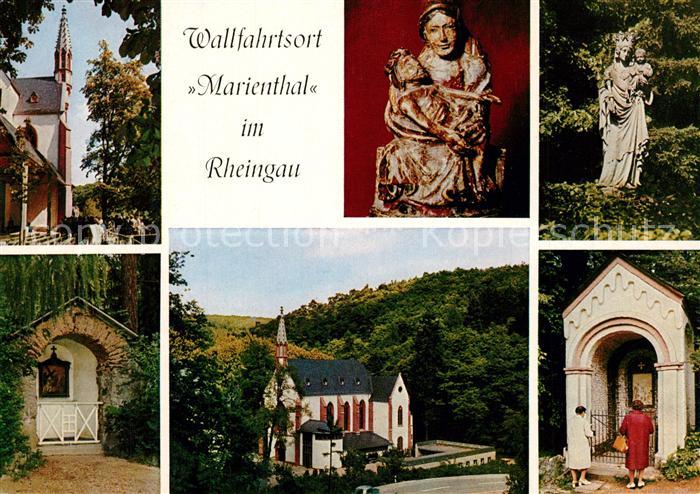 Marienthal Rheingau Wallfahrtsort Heiligenstatue Kapelle Kirche