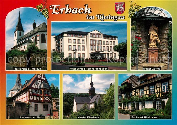 Erbach Rheingau Pfarrkirche St Markus Hotel Schloss Reinhardshausen Mutter Gotte