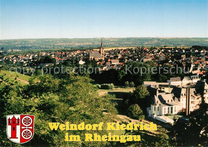 Kiedrich Panorama gotisches Weindorf