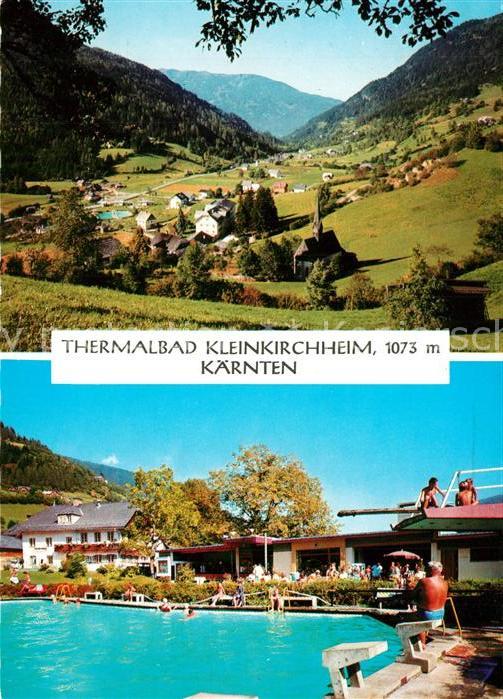 Bad Kleinkirchheim Kaernten Landschaftspanorama Alpen Freibad