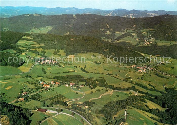 Raich Ried und Hohenegg Schwarzwald Fliegeraufnahme