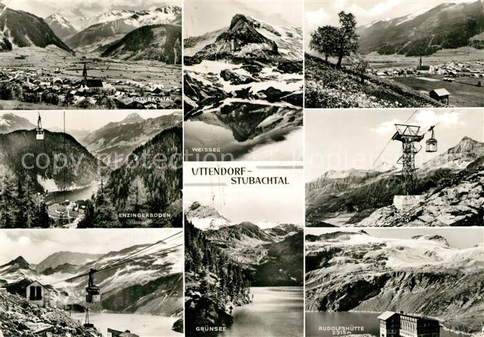 Uttendorf Salzburg Panorama Stubachtal Enzingerboden Bergbahn Weisssee Gruensee