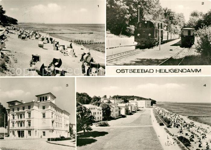 Heiligendamm Ostseebad Strand Molli Inselbahn Sanatorium Strandpromenade