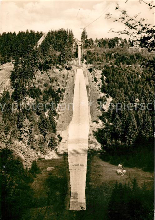 Oberhof Thueringen Jugendschanze Kunstmatten Skispringen Wintersportplatz