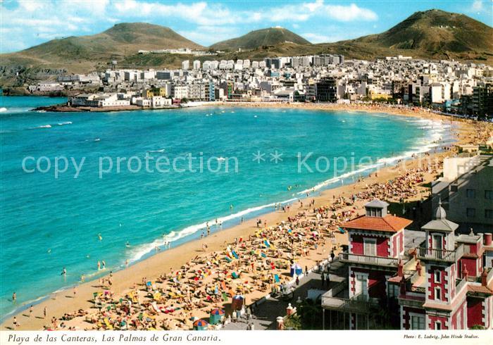 Las Canteras Panorama Playa Strand