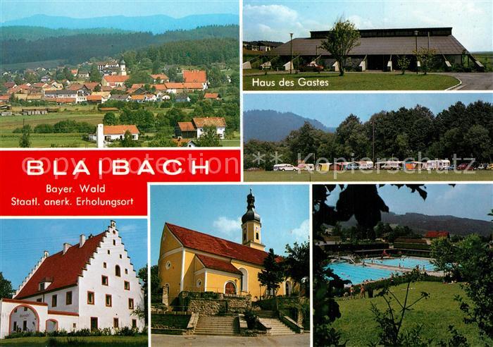 Blaibach Panorama Erholungsort Haus des Gastes Campingplatz Freibad Kirche