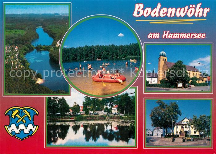 Bodenwoehr Landschaftspanorama Naturpark Vorderer Bayerischer Wald Badesee Kirch