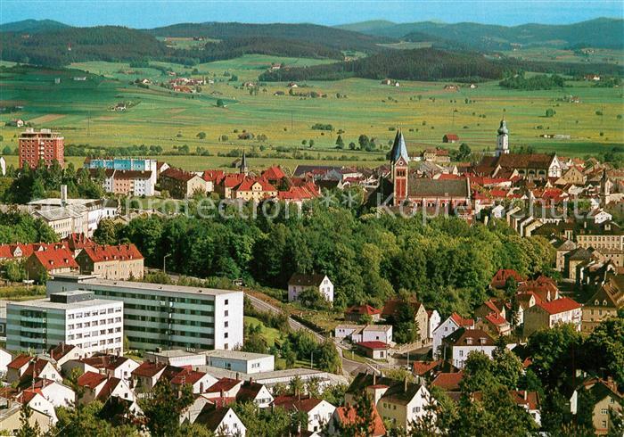 Cham Oberpfalz Stadtpanorama Tor zum Bayerischen Wald
