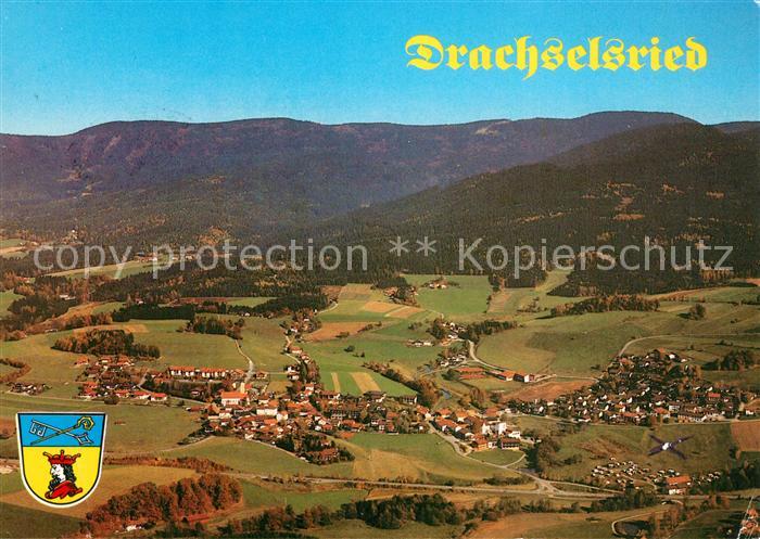 Drachselsried Erholungsort Bayerischer Wald Fliegeraufnahme