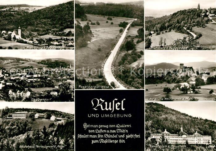 Rusel und Umgebung Bayerischer Wald
