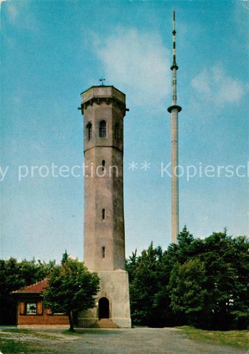 Dannenfels Ludwigsturm und Fernsehturm am Donnersberg