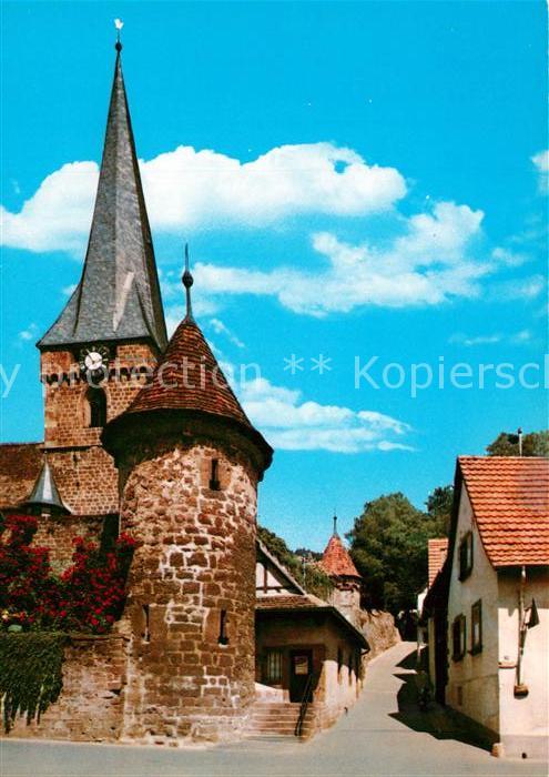 Doerrenbach Wehrkirche 13. Jhdt.