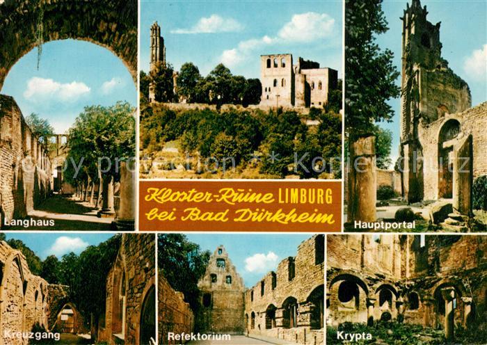 Limburg Lahn Kloster Ruine Langhaus Kreuzgang Refektorium Portal Krypta