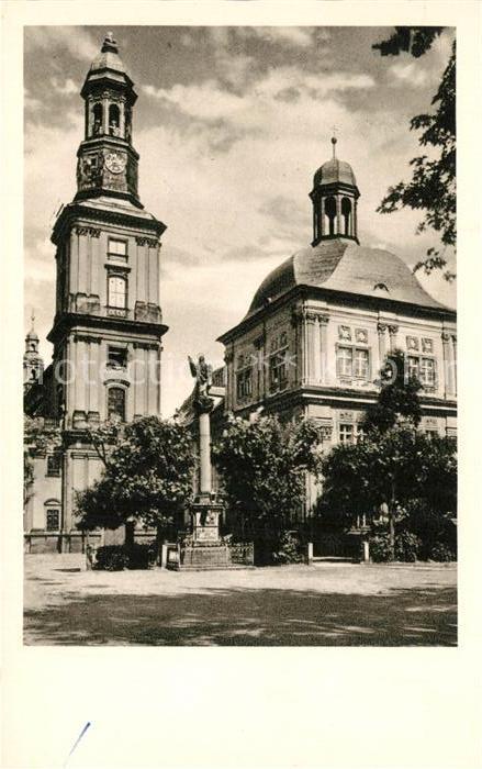 Trebnitz Trzebnica Schlesien Wallfahrtskirche St Hedwig Heimatkartenserie Schles