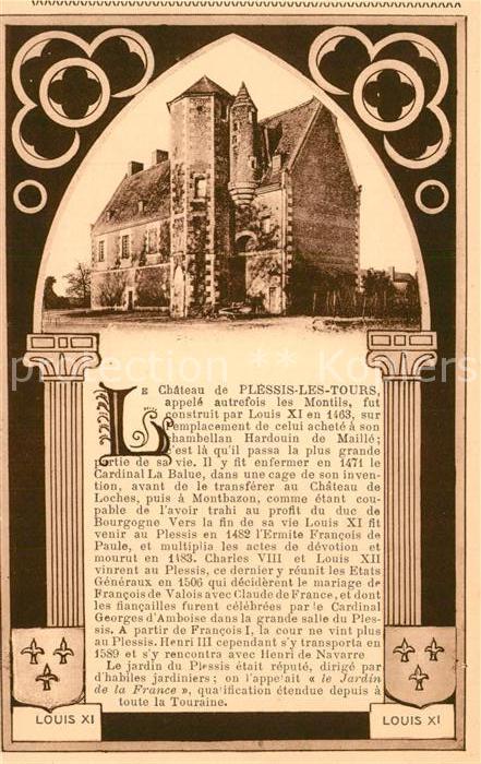 Plessis-les-Tours Chateau Collection historique Chateaux