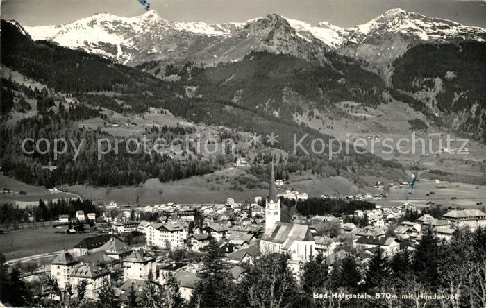 Bad Hofgastein Gesamtansicht mit Alpenpanorama Hundskopf Karwendelgebirge