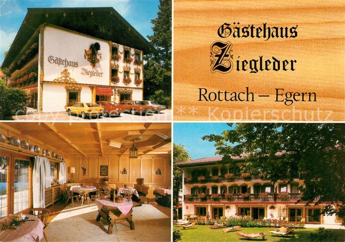 Rottach-Egern Gaestehaus Ziegleder Gaststube Liegewiese