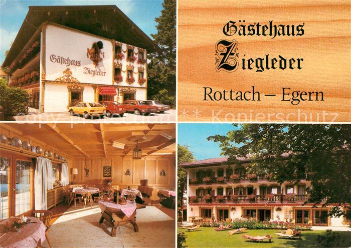 Rottach-Egern Gaestehaus Ziegleder Gaststube Liegewiese