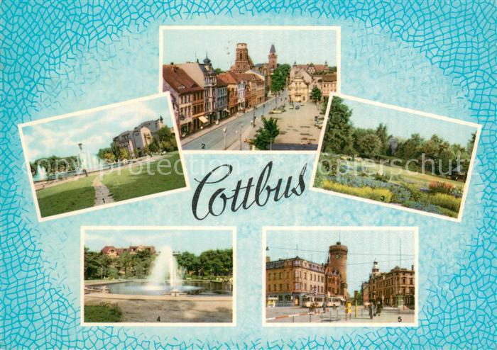 Cottbus Schillerplatz Altmarkt Plechenpark Schillerplatz Ernst Thaelmann Platz