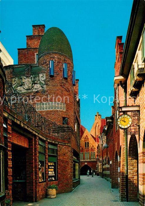 Bremen Boettcherstrasse Altstadt Historische Gebaeude