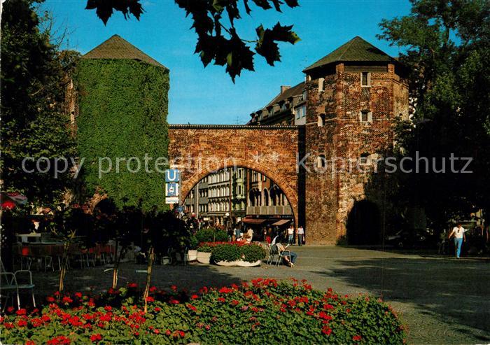 Muenchen Sendlinger Tor Stadtmauer Huber Karte Nr 8973