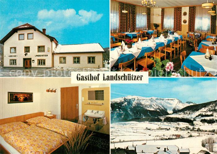 Mariapfarr Gasthof Landschuetzer Winterpanorama Alpen