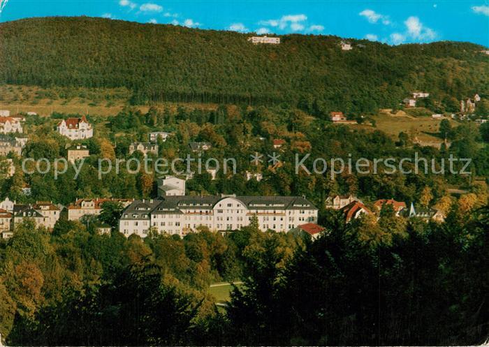 Bad Kissingen Panorama Blick zum Saale Sanatorium