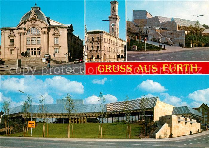Fuerth Bayern Stadttheater Rathaus Stadthalle