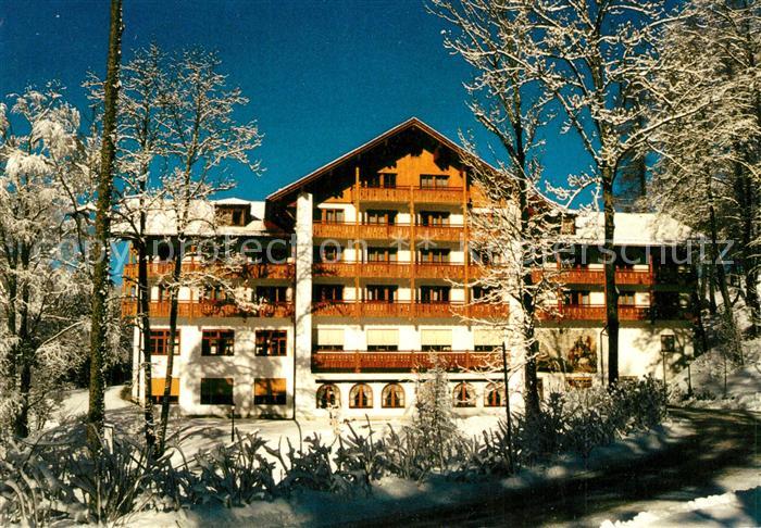 Oberammergau Reha Klinik Frisia im Winter