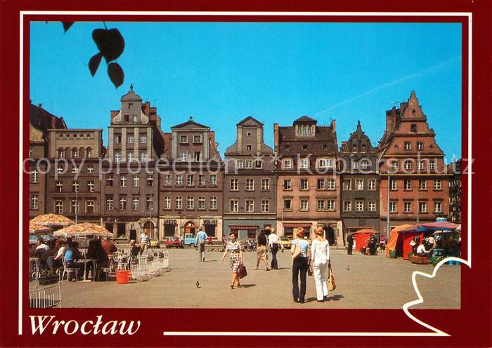 Wroclaw Plac Solny Salzmarkt Giebelhaeuser Altstadt