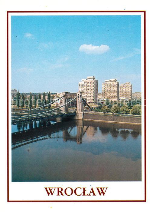 Wroclaw Most Grunwaldzki Oder Bruecke Hochhaeuser