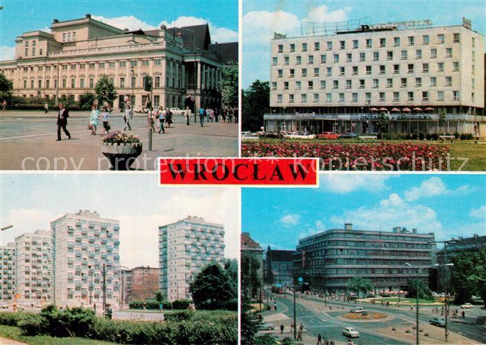 Wroclaw Gmach Opery Hotel Panorama Ulica Jozefa Wieczorka Powszechny Dom Towarow