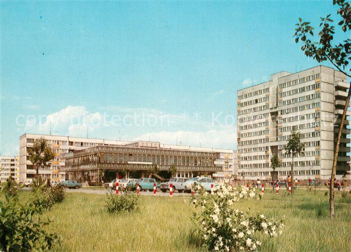 Popowice Wroclaw Ulica Legnicka Wohnblocks Hochhaeuser Plattenbauten