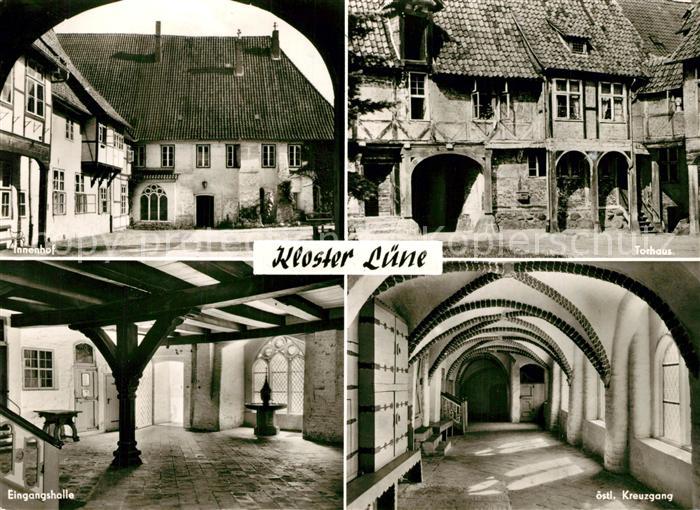 Lueneburg Kloster Luene Innenhof Torhaus Kreuzgang Eingangshalle