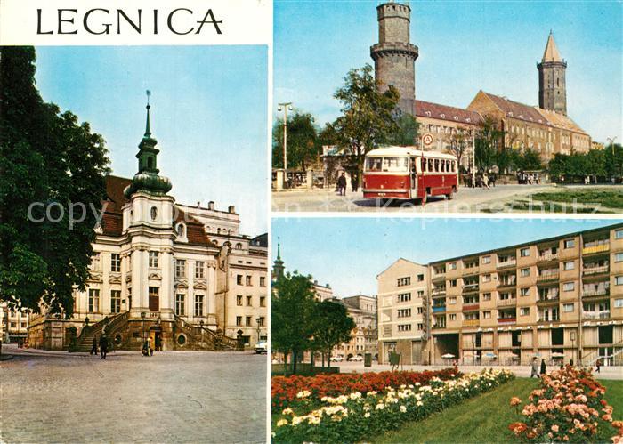 Legnica Ratusz Zamek piastowski Ulica Rosenbergow Rathaus Schloss