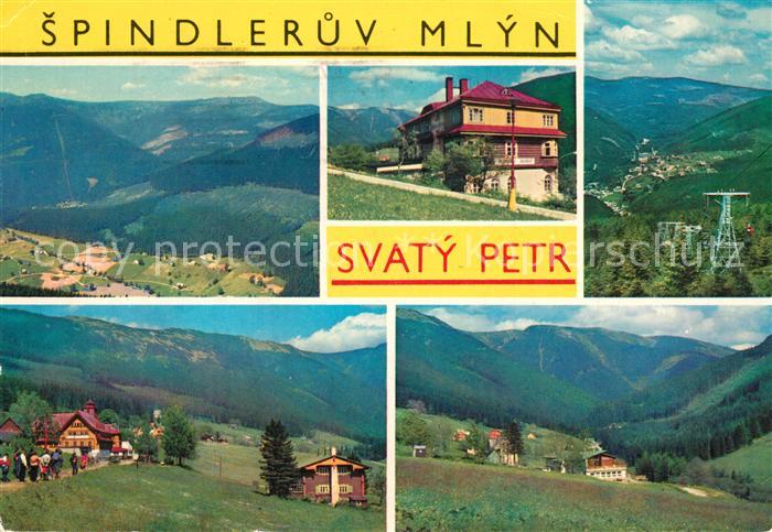 Svaty Petr Landschaftspanorama Berghotel Riesengebirge