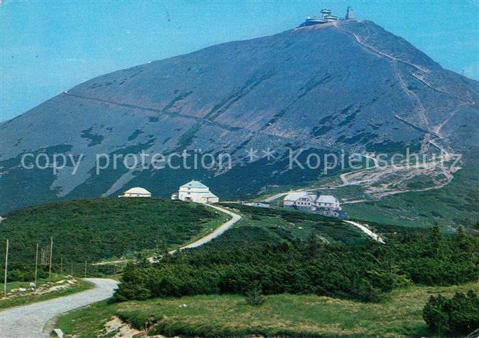 Schneekoppe Snezka Bergbauden Riesengebirge