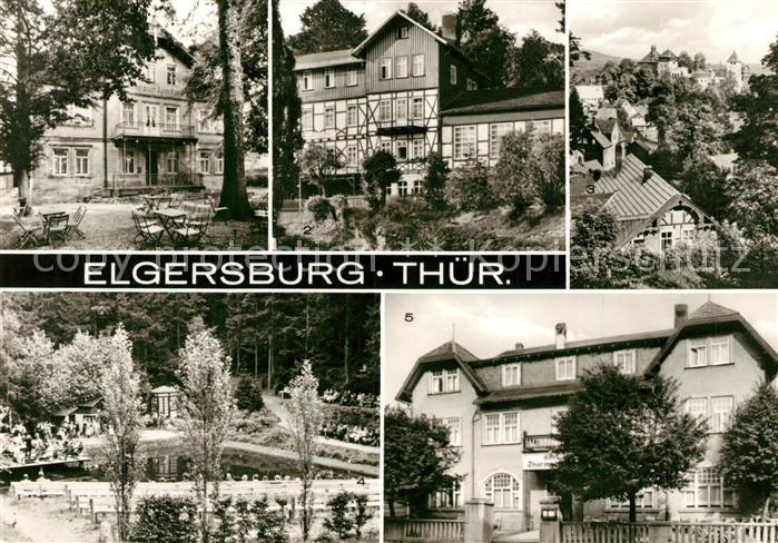 Elgersburg Hotel zur Linde Eisenbahnerholungsheim Freilichtbuehne Koernbachtal H