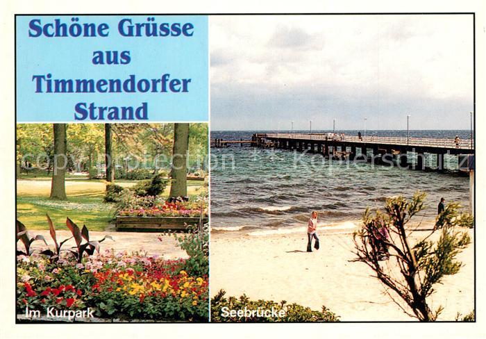 Timmendorfer Strand Kurpark Strand Seebruecke