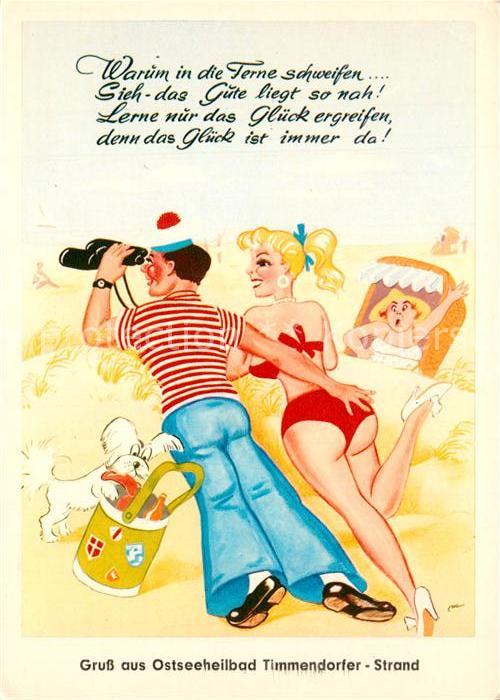 Timmendorfer Strand Junges Paar am Strand Hund