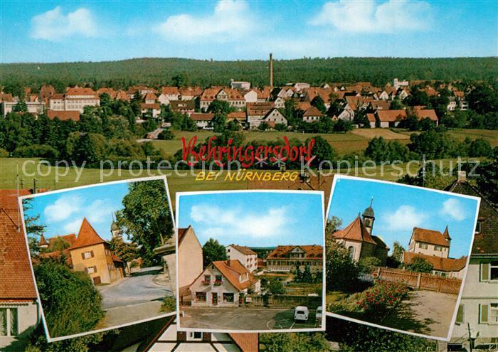 Behringersdorf Panorama Ortsmotive mit Kirche