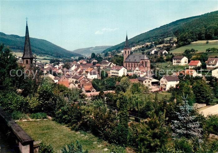 Rippberg Ortsansicht mit Kirchen Erholungsort im Madonnenlaendchen