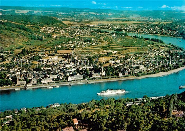 Unkel Rhein Fliegeraufnahme