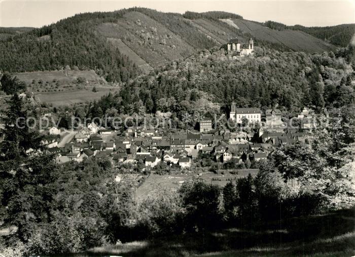Leutenberg Thueringen Panorama Handabzug