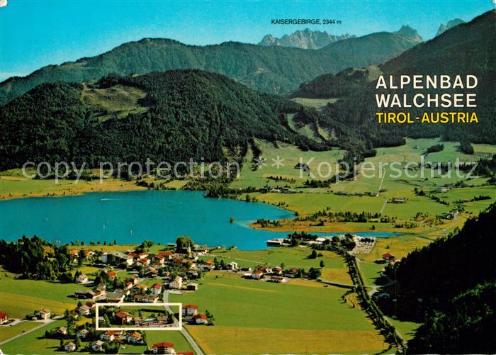Walchsee Tirol Alpenbad Kurhotel Fachschule Alpenpanorama Kaisergebirge Fliegera