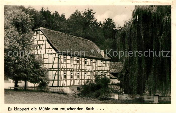 Klingenberg Main Paradeis Muehle Es klappert die Muehle