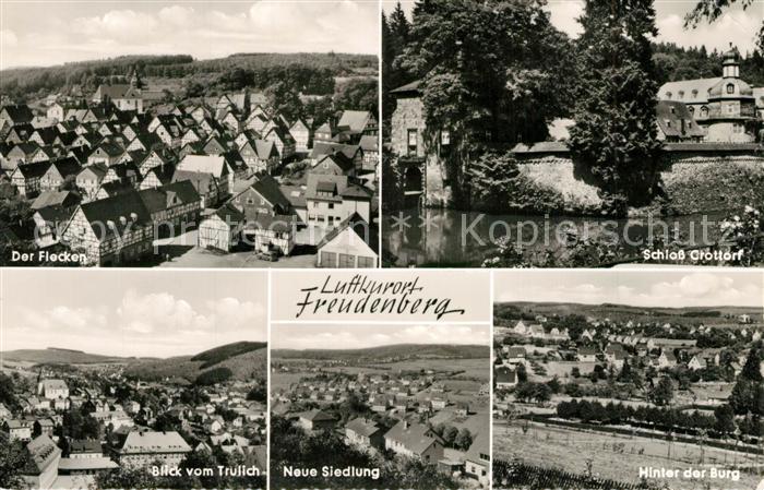 Friesenhagen Freudenberg Flecken Schloss Crottorf Neue Siedlung