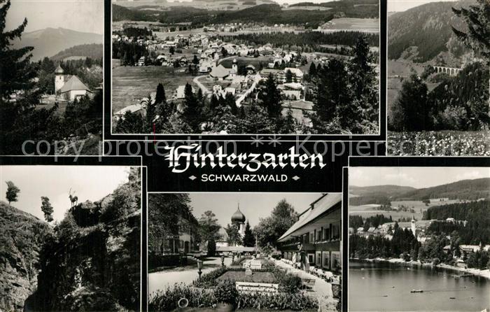 Hinterzarten Breisgau-Hochschwarzwald BW Panoramaen Stadtpark Kirche